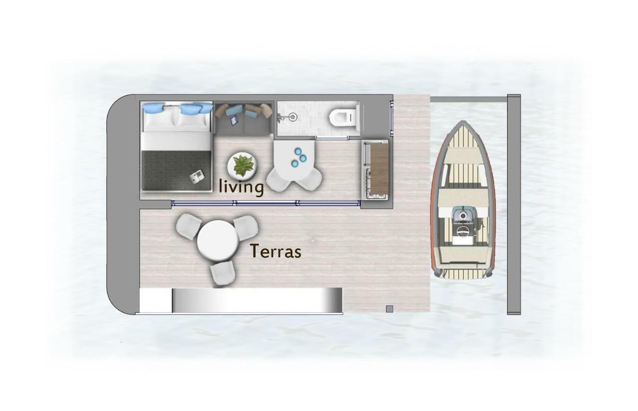 Tinyfloat Andijk Villa Exterior foto
